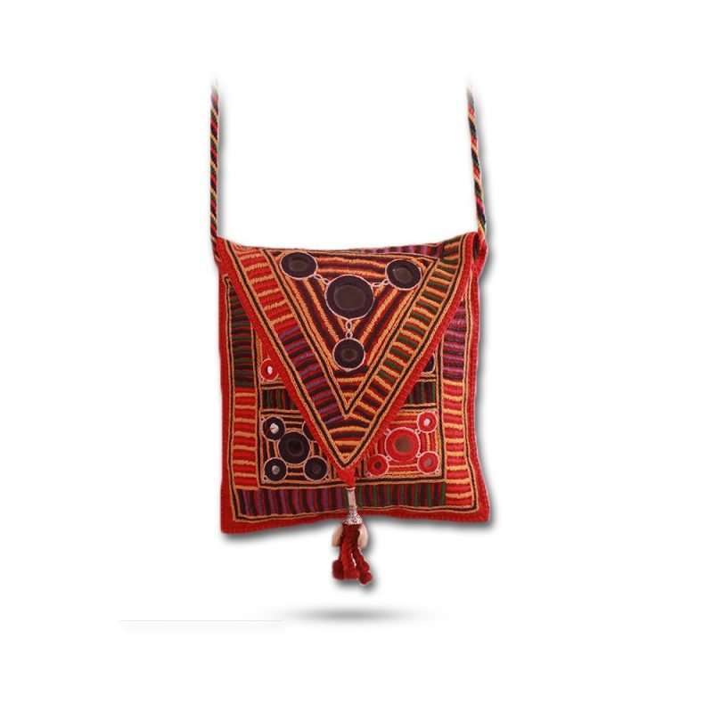 Embroidered Envelope Sling Bag Lambani ESBLM-01